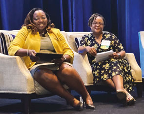 Council Members Roberta McCullough and Selena Rodgers Dickerson presented at the Association of Women’s Business Centers (AWBC) Conference. 
