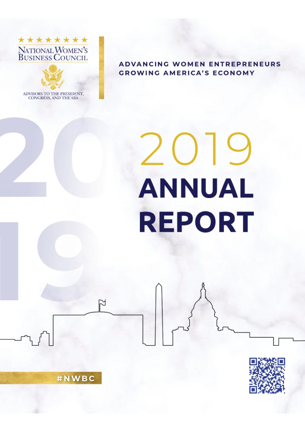 The cover of the 2019 annual report.
