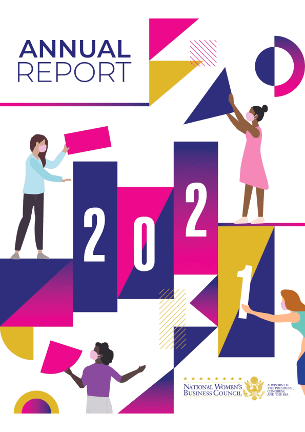 The cover of 2021 annual report.