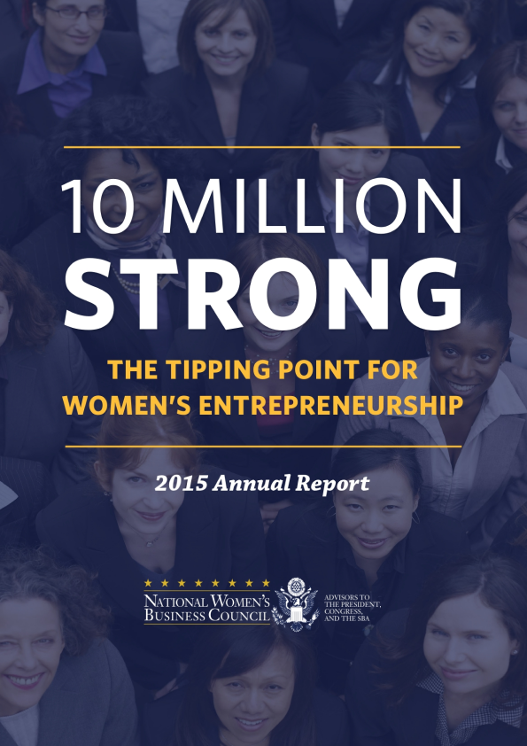 The cover of the 2015 annual report - 10 million strong.