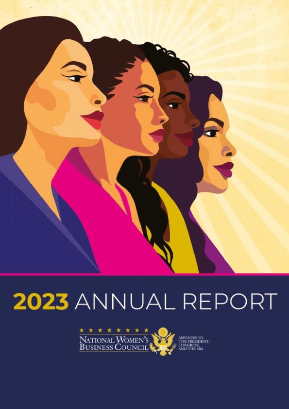 The cover of 2023 annual report - Women of diverse ethnicities.